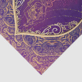 パープル&金ゴールドモロッコアラビアンベリー踊りパーティー 薄葉紙 (詳細)