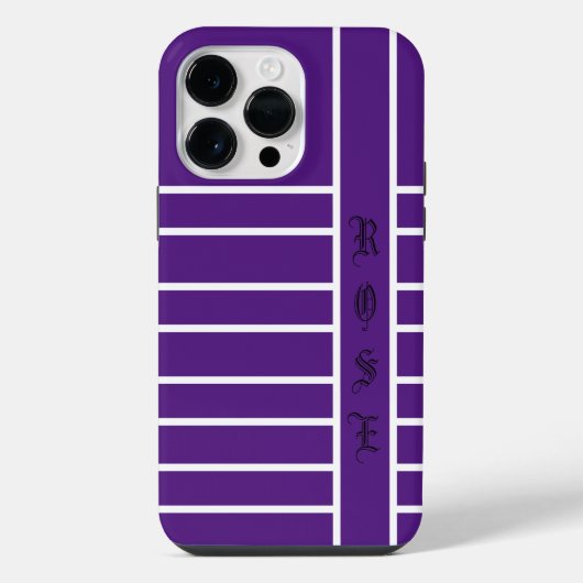 パープル iPhoneケース (裏面)