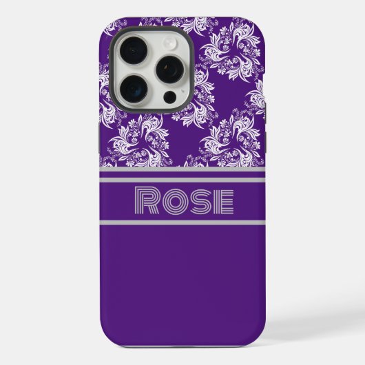 パープル iPhoneケース (裏面)