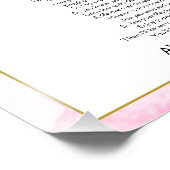 パープルA私は天国メモリアル歓迎サインに座る フォトプリント            (角)