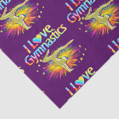 パープルI愛する体操ティッシュペーパー 薄葉紙 (詳細)