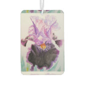 パープルIrは水カラーフローラ車の空気フレッシュナー カーエアーフレッシュナー (裏面)