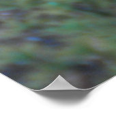 パープルNターコイズデイリーポスター ポスター (角)