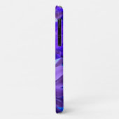 パープルNターコイズブーケ Case-Mate iPhoneケース (裏面/左)