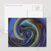 パープルN金ゴールドドリームキャッチャポストカード ポストカード (正面/裏面)