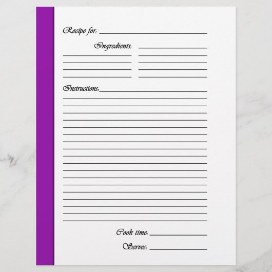 パープルSNACK両面レシピ (裏面)