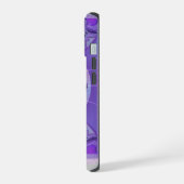 パープルW2 iPhone 15ケース (左側面)