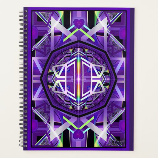 パープルW3プランナー プランナー手帳 (正面)