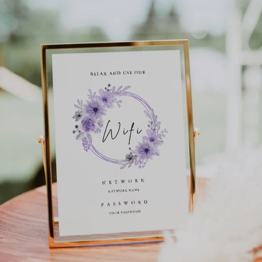 パープルWiFiコード, WiFi接続招待 招待状