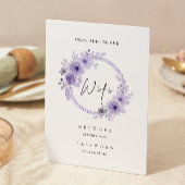 パープルWifiコード、Wifi Connect招待状 招待状