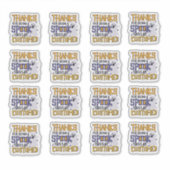 パープ不気味ル感謝していハロウィン小規模企業 シール (正面)