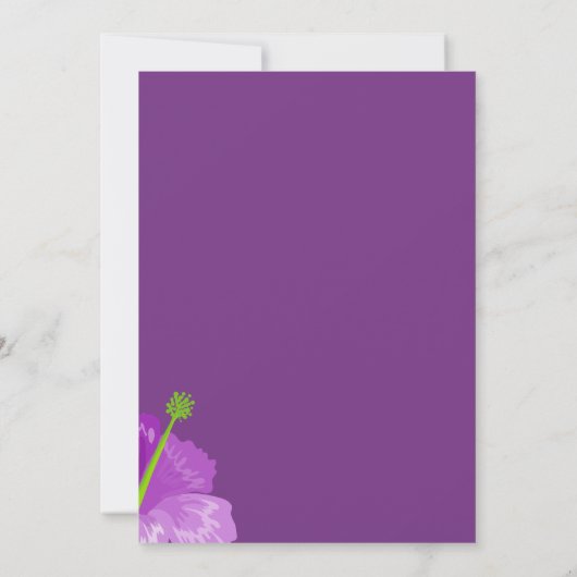 パープ王室のルフローラ結婚ズ 招待状 (裏面)