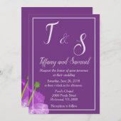 パープ王室のルフローラ結婚ズ 招待状 (正面/裏面)