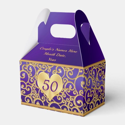 パープ素晴らしルと金ゴールド50周年記念 フェイバーボックス (裏面サイド)