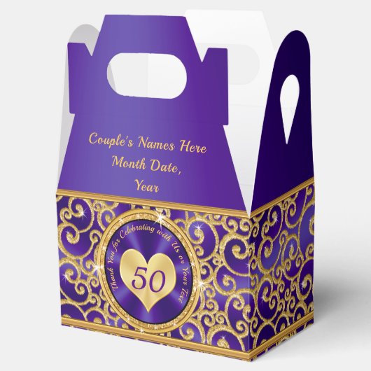 パープ素晴らしルと金ゴールド50周年記念 フェイバーボックス (オープン)