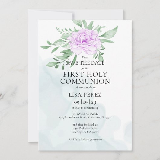 パープ素朴ルバラユーカリ第1回聖餐会 セーブザデート (正面)