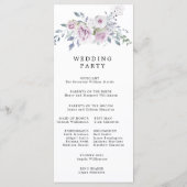 パープ素朴ルフローラDIY結婚's プログラム (裏面)