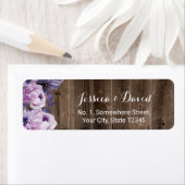 パープ素朴ル結婚フローラバエレガントンズ ラベル (インサイチュ)