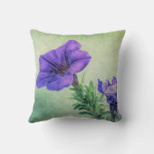 パープ絵を描ルペチュニア装飾用クッション クッション (裏面)