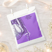 パープ10代のルはっきりしたネット&バレーボールスポーツ フェイバーバッグ (クリップ留めされた状態)