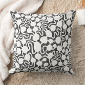 パーペチュアルアントファーム – 白黒 クッション (ブランケット)