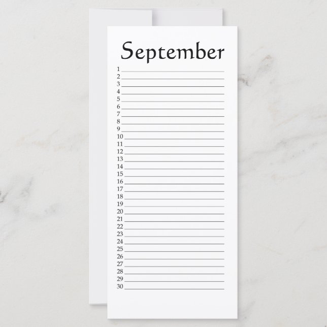 パーペチュアルカレンダー9月ハバクク3:4 (正面)