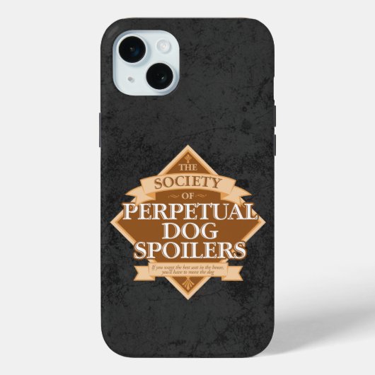 パーペチュアルドッグスポイラーズケースメイトiPhone協会 Case-Mate iPhoneケース (裏面)