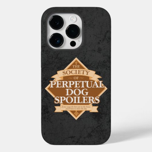 パーペチュアルドッグスポイラーズケースメイトiPhone協会 Case-Mate iPhoneケース (裏面)
