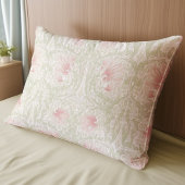 パーペンネルダスティピンクミントグリーンパターンモリス 枕カバー