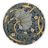 パーペンネル・ウィリアム・モリスビクトリアンパターン セラミックノブ (正面)