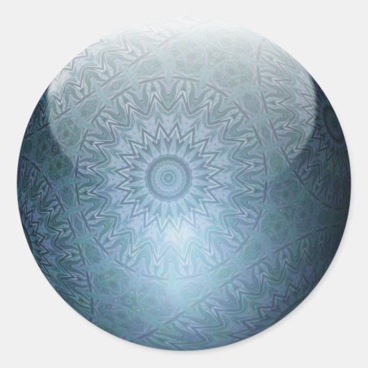 パーマスコップ宝石シール ラウンドシール (正面)