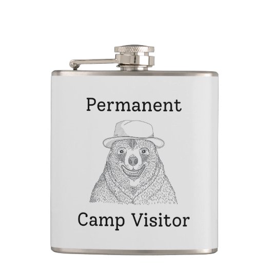 パーマネントキャンプビジター フラスク (正面)
