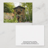 パーマネントバケーションスモーキーマウンテンキャビンノテカード ノートカード (正面/裏面)