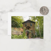 パーマネントバケーションスモーキーマウンテンキャビンノテカード ノートカード (正面/裏面インサイチュ)
