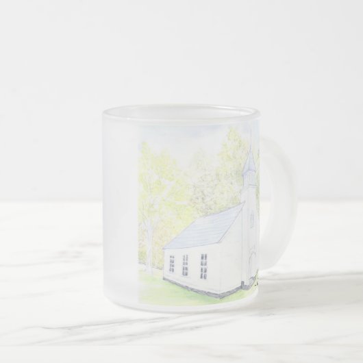 パーマーチャペルカタロチーグラスコーヒーマグ フロストグラスマグカップ (正面右)