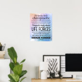 パーマー引用文ザ美しいについてカイロプラクティック ポスター (ホームオフィス)