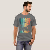 パーマー アラスカ 山の景色 Tシャツ (正面フル)