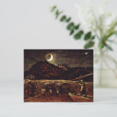 パーマー・サミュエルの月明かりの中のコーンフィールド ポストカード (スタンド正面)
