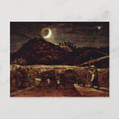 パーマー・サミュエルの月明かりの中のコーンフィールド ポストカード (正面)