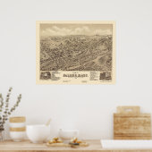 パーマー， MAパノラママップ – 1879 ポスター (キッチン)