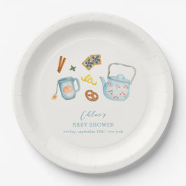 パーミニマルテ素朴ークッキー赤ちゃんシャワー ペーパープレート