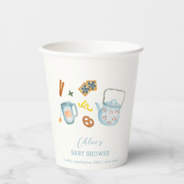 パーミニマルテ素朴ークッキー赤ちゃんシャワー 紙コップ