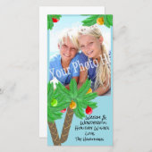 パームすてきツリーズホリデーグリーティングカード シーズンカード (正面/裏面)