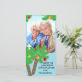 パームすてきツリーズホリデーグリーティングカード シーズンカード (スタンド正面)