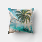 パームつるツリーからのトロピカルスイング クッション (裏面)