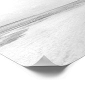 パームとビーチプリント ポスター (角)