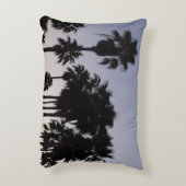 パームと夕暮れトロピカルシーン アクセントクッション (裏面(縦))