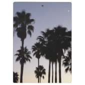 パームと夕暮れトロピカルシーン クリップボード (裏面)