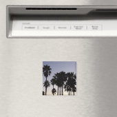 パームと夕暮れトロピカルシーン マグネット (インサイチュ (食洗機))