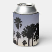 パームと夕暮れトロピカルシーン 缶クーラー (缶裏面)
